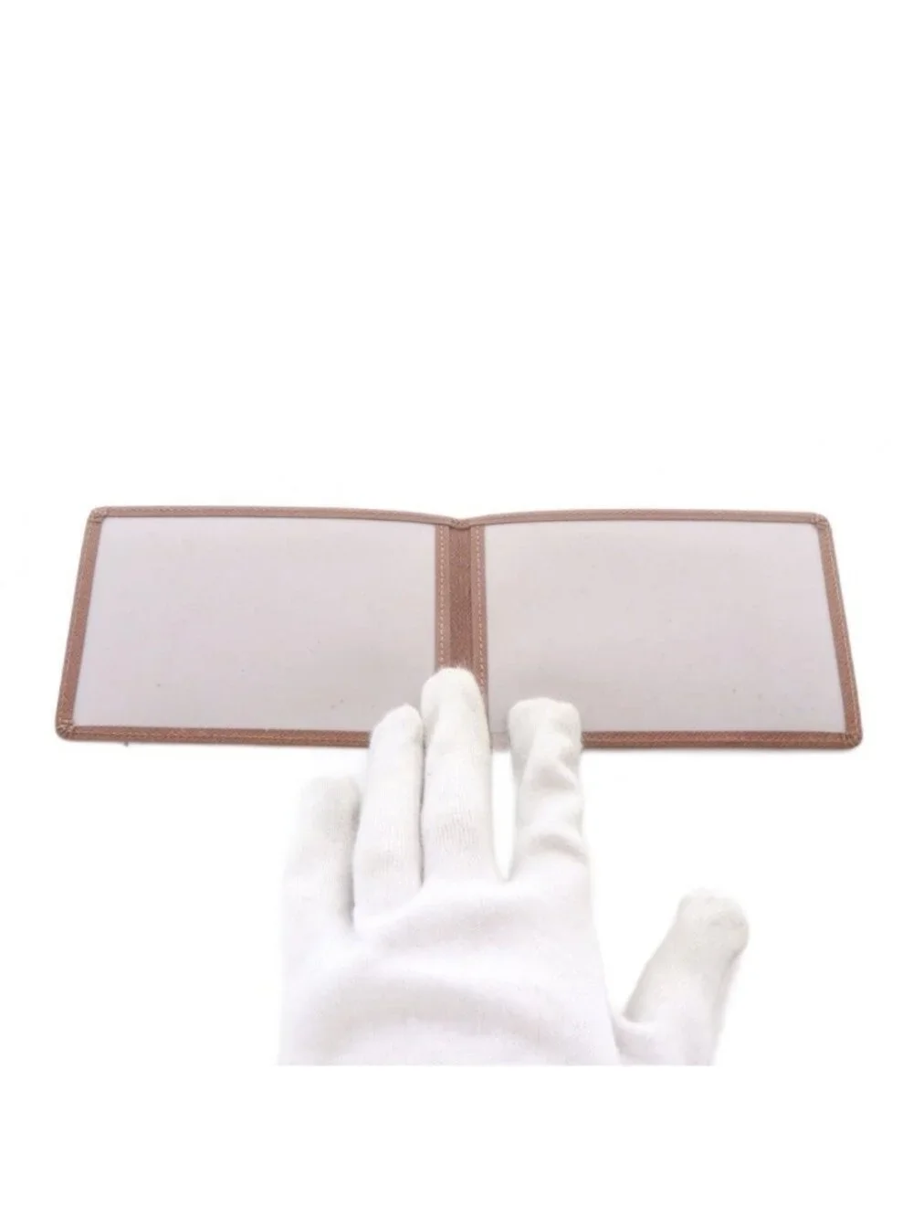 Louis Vuitton Card Slot Leather Logo Brown